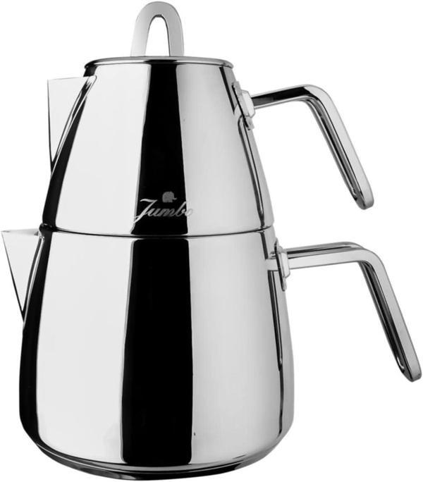 Jumbo Teos Metal Saplı Çaydanlık - Image 1