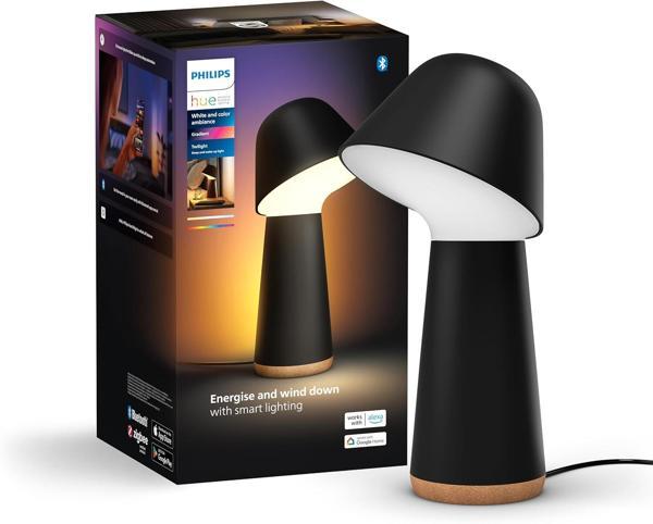 Philips Hue Twilight Beyaz Ve Renkli Ambiyans Masa Lambası, Siyah - Image 1