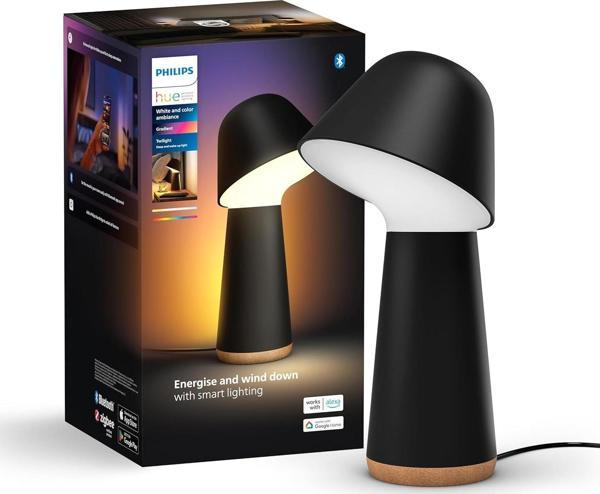 Philips Hue Twilight Beyaz Ve Renkli Ambiyans Masa Lambası, Siyah - Image 1