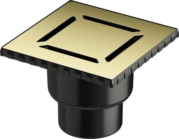 Vitra V-Flow Kare 5608278 Duş Kanalı Alttan Çıkışlı 100 Kapak Parlak Altın - Image 1