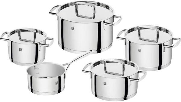 Zwilling 5 Parça Tencere Seti, Paslanmaz Çelik, 5 Parça, Gümüş Rengi - Image 1
