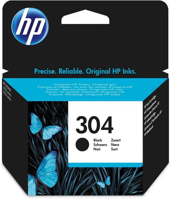Hp 304 Siyah Mürekkep Kartuş, 120 Sayfa (N9K06Ae) - Image 1