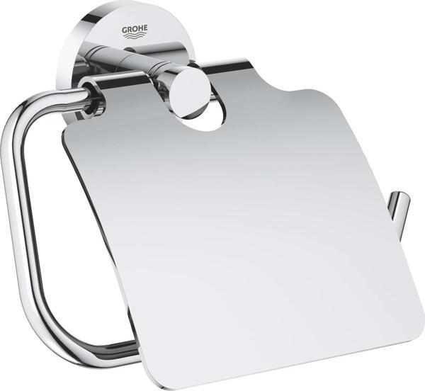 Grohe Start Quickfix Kapaklı Tuvalet Kağıtlığı | Duş / Banyo Aksesuarları | Krom | 41179000 - Image 1