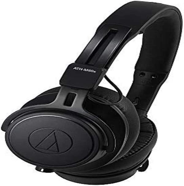 Audio Technica Ath-M60X Profesyonel Stüdyo Monitör Kulaklığı, Siyah, Standart - Image 1
