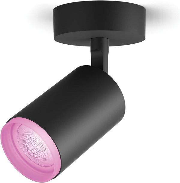 Philips Hue Fugato Single Spot Lamba, Akıllı Led Ampul Ile, Siyah, 1X5.7W 230V - Image 1