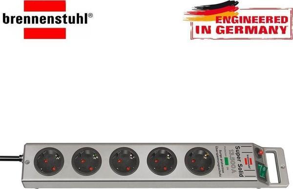 Brennenstuhl Super-Solid 13.500 mAh 5'li Akım Korumalı Priz - Image 1
