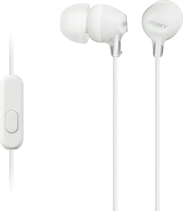 Sony Mdr-Ex15Ap Kulak İçi Kulaklık, Dahili Mikrofon, Kablolu, Beyaz - Image 1