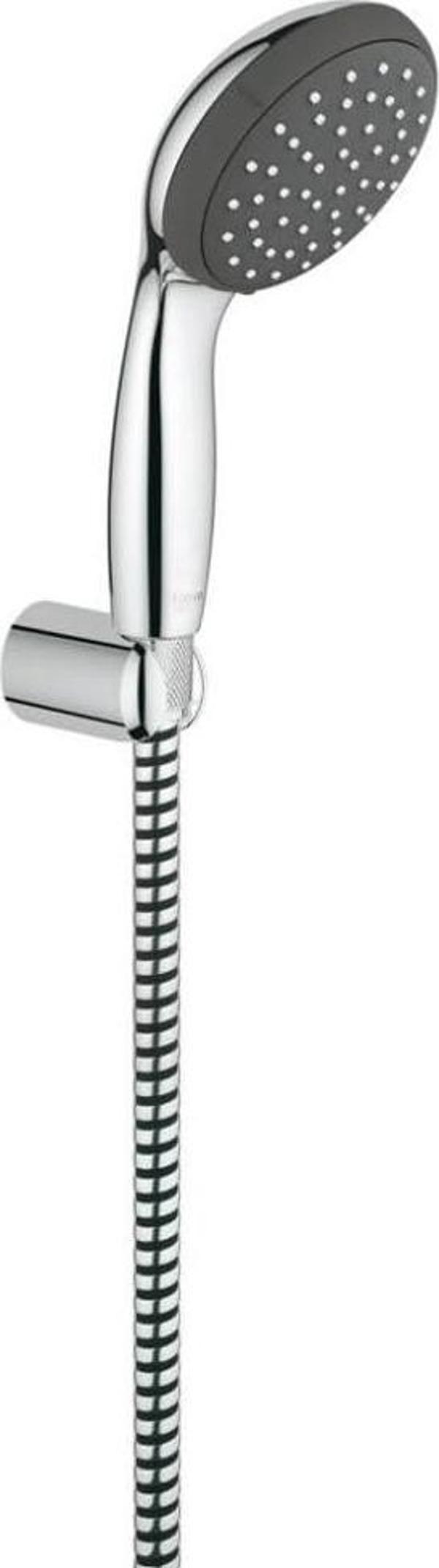Grohe Vitalio Start 100 El Duşu Seti, 1 Akışlı, Düşmeye Dayanıklı, Su Tasarruflu, Kireç Önleyici Sis - Image 1