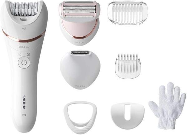 Philips Epilasyon Cihazı, Islak Ve Kuru Kablosuz Kullanım, Led Işık, Ekstra Geniş Başlık, Hassas Böl - Image 1