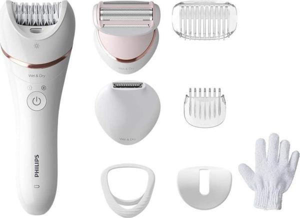 Philips Epilasyon Cihazı, Islak Ve Kuru Kablosuz Kullanım, Led Işık, Ekstra Geniş Başlık, Hassas Böl - Image 1