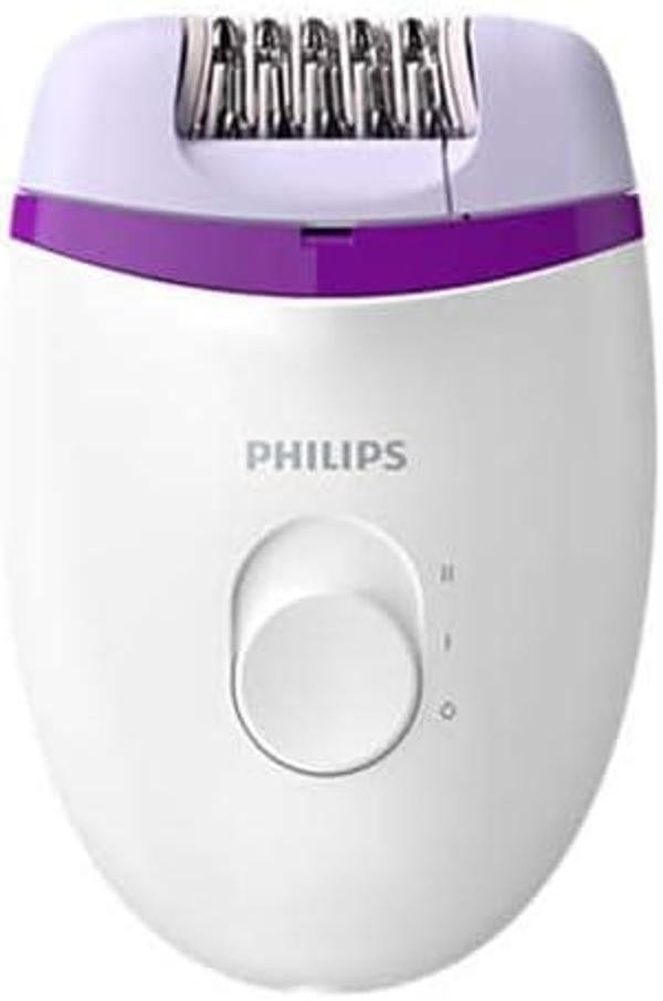 Philips Bre225/05 Satinelle Essential Kablolu Kompakt Epilatör, Mor - Image 1