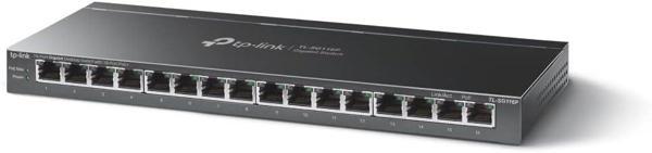 Tp-Link Tl-Sg116P, 16-Port Gigabit Desktop Switch With 16-Port Poe+ - Image 1
