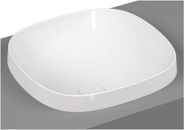 Vitra Frame 5654B403-0016 Tezgah Üstü Kare Lavabo, Vitra Clean, 41 Cm, Beyaz - Image 1