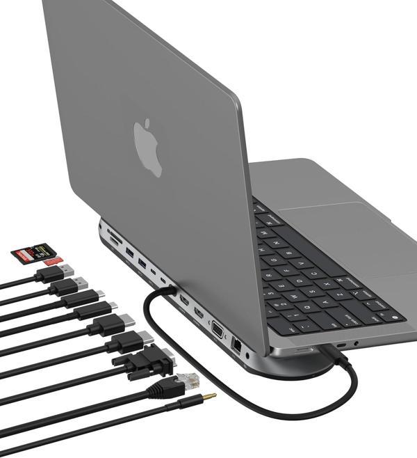 Belkin 11'I 1 Arada Evrensel Usb-C Pro Bağlantı İstasyonunu 3 Monitör Desteğiyle Bağlayın, Silikon H - Image 1