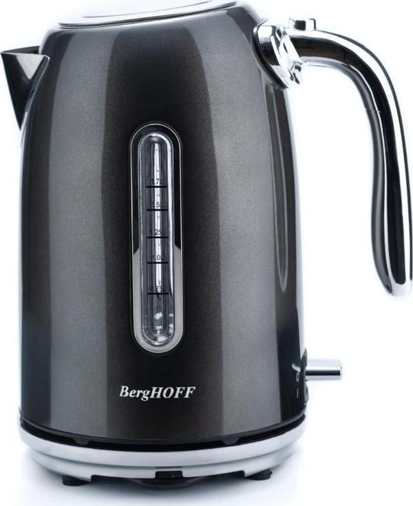 Berghoff Gem Metallic 1.7 Litre Parlak Silver Su Isıtıcısı - Image 1