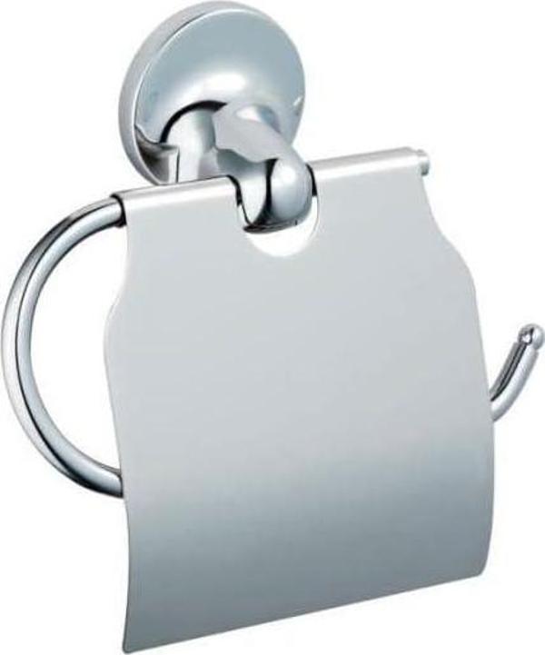 Vitra Marin A44945 Kapaklı Tuvalet Kağıtlığı, 10 X 10 X 10 Cm; 360 Gram, Krom - Image 1
