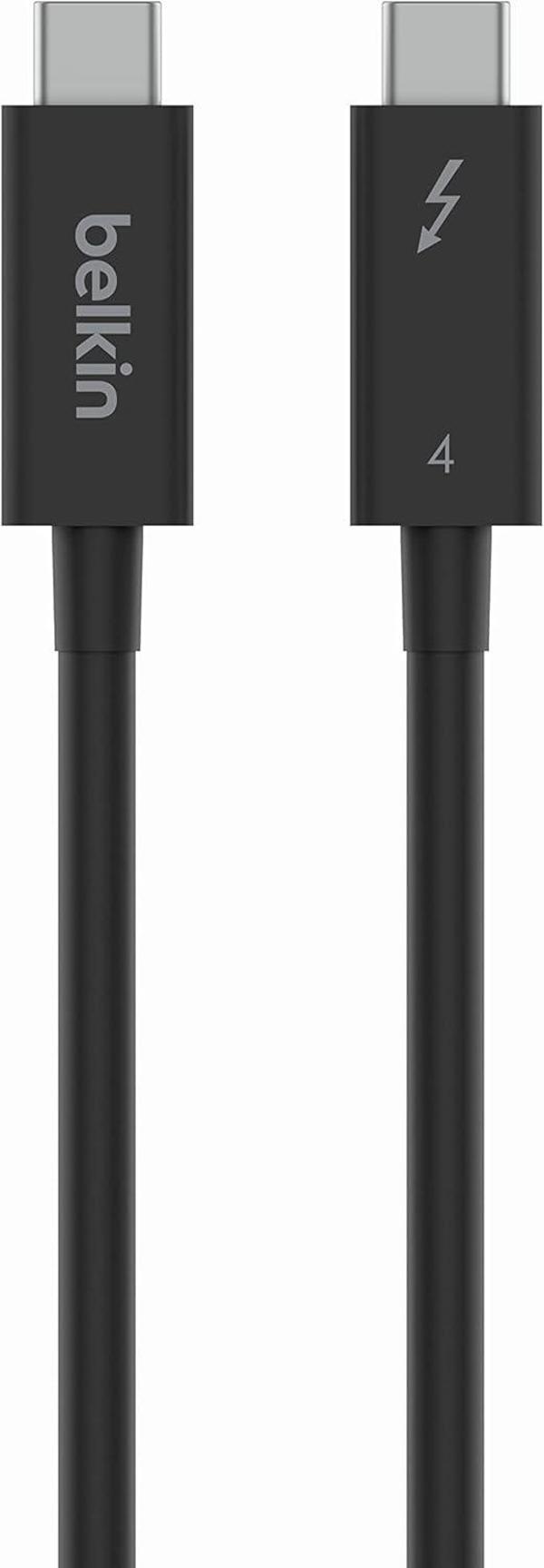 Belkin Active Thunderbolt 4 Kablo (2M 6.6Ft), 100W Güç Dağıtımı Pd Etkinleştirilmiş Usb Tip C Bağlan - Image 1