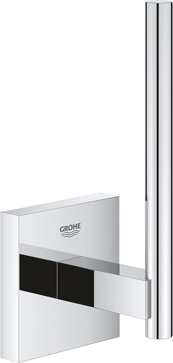Grohe Start Cube Quickfix Yedek Tuvalet Kağıdı Tutucu | Duş / Banyo Aksesuarları | Krom | 40979000 - Image 1