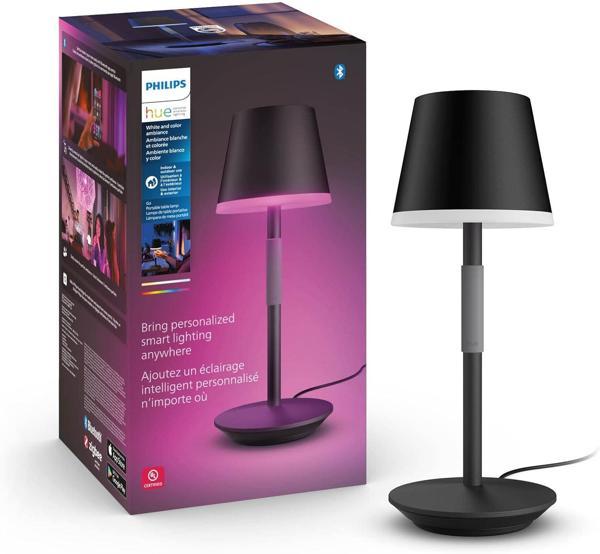 Philips Hue Go Belle Taşınabilir Masa Lambası - Siyah - Image 1