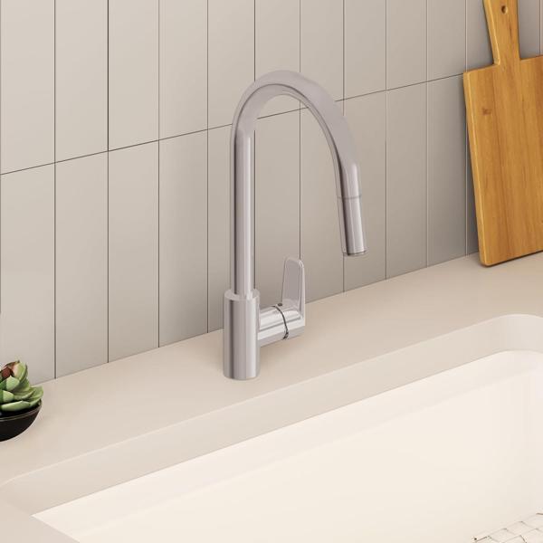 Artema Shift T20 A43678 Eviye Bataryası, C Tipi, Pull-Down, Krom - Image 1