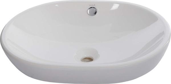 Vitra Metropole 5942B003-0012 Oval Çanak Lavabo, 60 Cm, Beyaz - Image 1