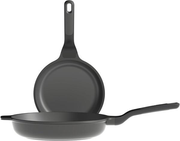 Berghoff Leo Stone Yapışmaz Alüminyum Döküm 2 Li Kızartma Tavası Seti (24 Cm+28 Cm) - Image 1