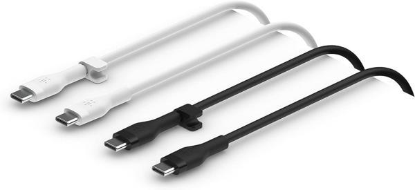 Belkin Boost Charge Flex Silikon Usb-C Şarj Kablosu, Usb-C, Iphone 16, 15, Galaxy S24, S23, Ipad, Ma - Image 1