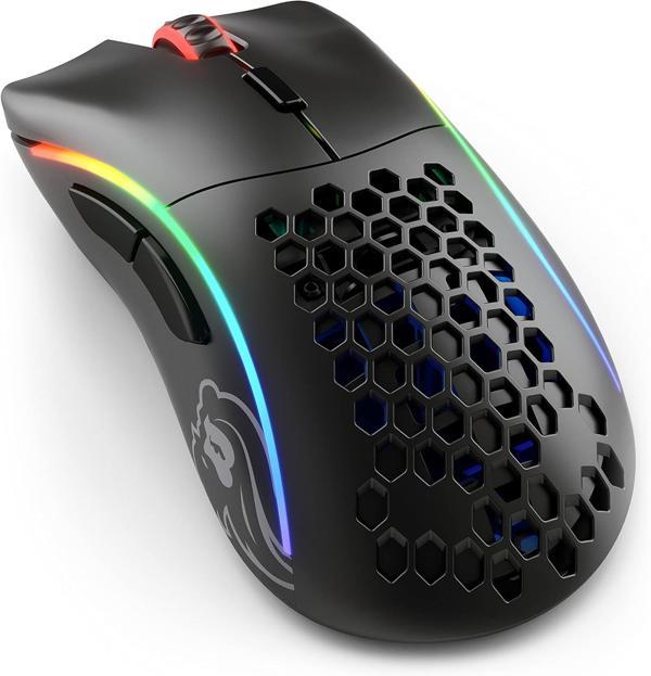 Glorious Model D Rgb Kablosuz Bamf Sensörlü 19.000 Dpi 67 Gram Gaming Mouse Mat Siyah - Image 1