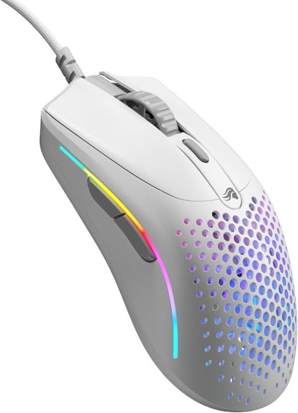 Glorious Model O 2 Mini Beyaz Kablolu Oyuncu Faresi: Hafif 49 Gram, 26K Optik Sensör, 80 Milyon Tıkl - Image 1