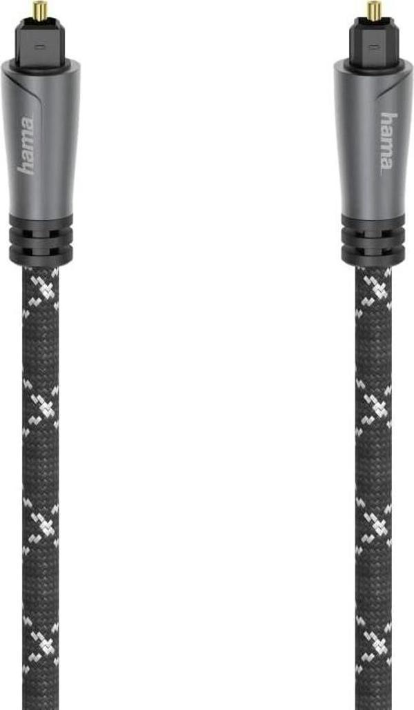 Audio Fiber Optik Kablo, Odt Fiş (Toslink), Metal, - Image 1