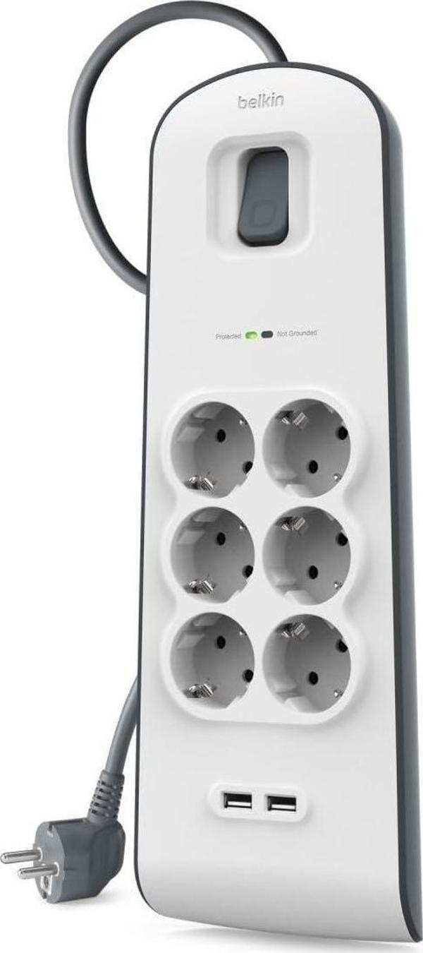 Belkin Surge Plus 6'Lı Çoklu Priz - Image 1