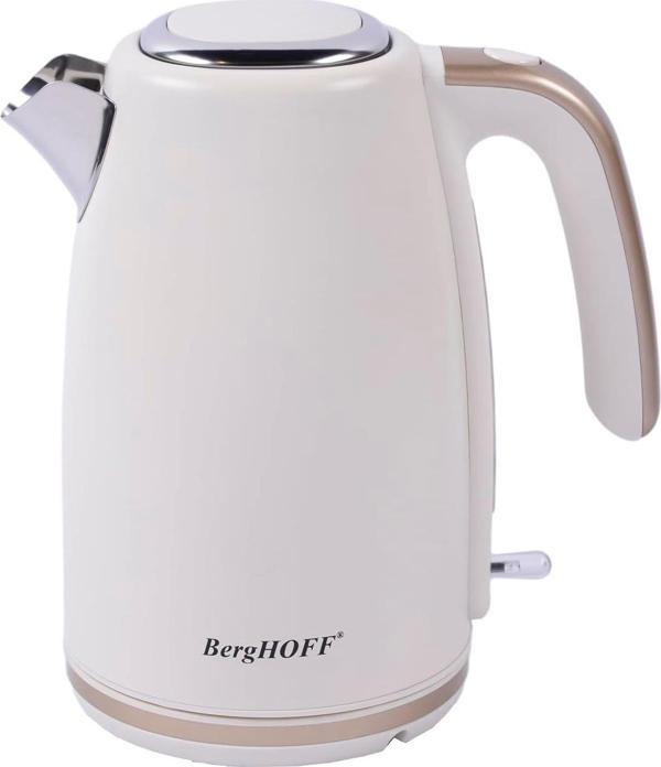 Berghoff Worldwide Gem Pearl 1.7 Litre Vanilya Krem Rengi Gold Modern Su Isıtıcı - Image 1
