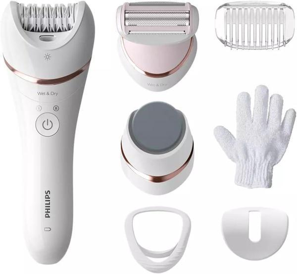 Philips Epilasyon Cihazı, Islak Ve Kuru Kablosuz Kullanım, Led Işık, Ekstra Geniş Başlık, Hassas Böl - Image 1