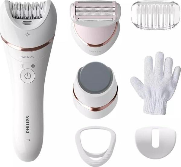 Philips Epilasyon Cihazı, Islak Ve Kuru Kablosuz Kullanım, Led Işık, Ekstra Geniş Başlık, Hassas Böl - Image 1