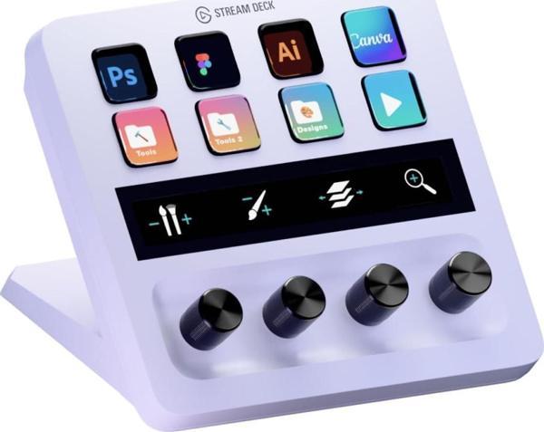 Elgato Stream Deck + White, Ses Mikseri, Canlı Üretim Ve Stüdyo Denetleyicisi, Içerik Oluşturucular, - Image 1