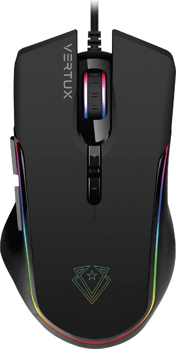 Vertux Oyuncu Mouse Gamecharged™ Hafif Oyun Özel Led Işıklı 10.000 Dpi - Image 1