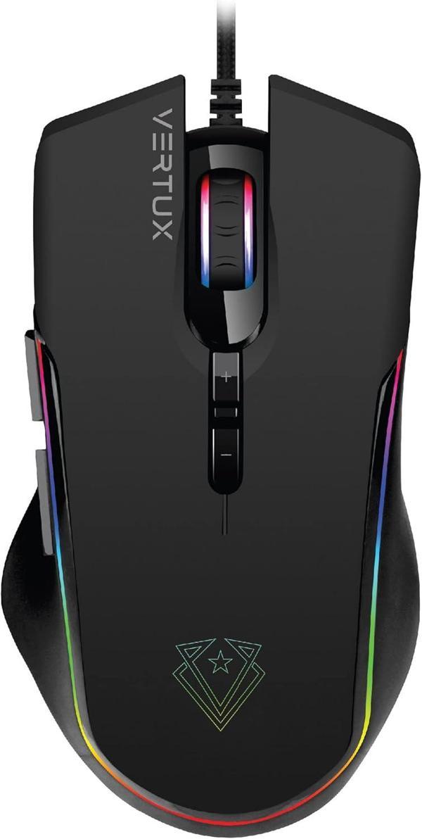 Vertux Oyuncu Mouse Gamecharged™ Hafif Oyun Özel Led Işıklı 10.000 Dpi - Vertux Assaulter - Image 1
