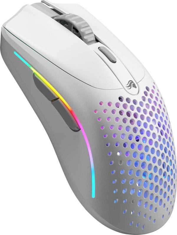 Glorious Model O 2 Mini Kablosuz Beyaz Oyuncu Faresi: 57 Gram, 210 Saate Kadar Pil Ömrü, Çifte Kablo - Image 1