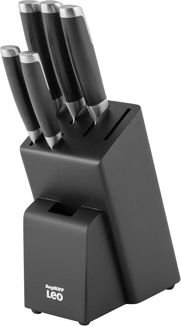 Berghoff Leo 18/10 Çelik Bıçak Bloğu 6 Parça Seti - Image 1