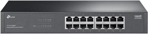 Tp-Link Ls1016G; 16-Port Gigabit Portlu, Metal Kasalı, Qos Özellikli, Kurulum Gerektirmeyen Tak Ve Ç - Image 1