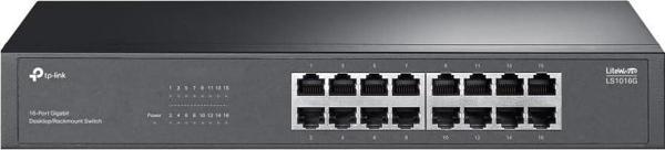 Tp-Link Ls1016G; 16-Port Gigabit Portlu, Metal Kasalı, Qos Özellikli, Kurulum Gerektirmeyen Tak Ve Ç - Image 1