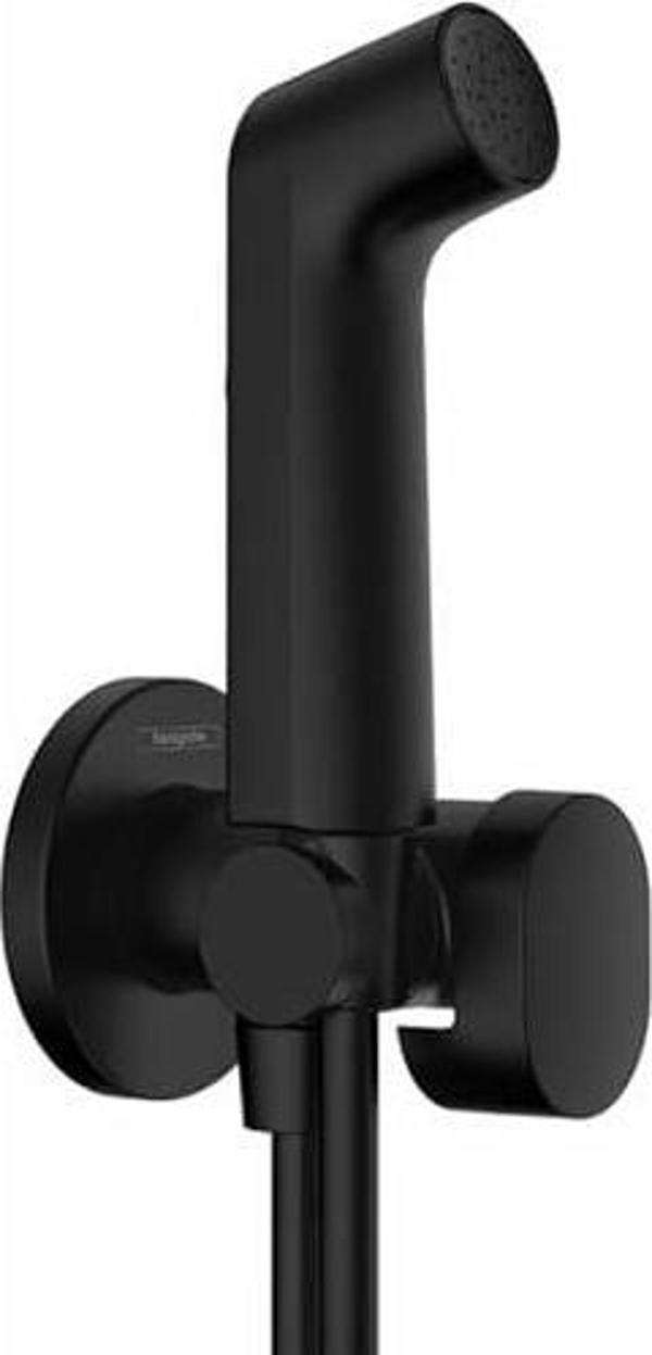 Hansgrohe Bidette El Duşu 1Jet S Ecosmart Satin Siyah 29230670 - Image 1