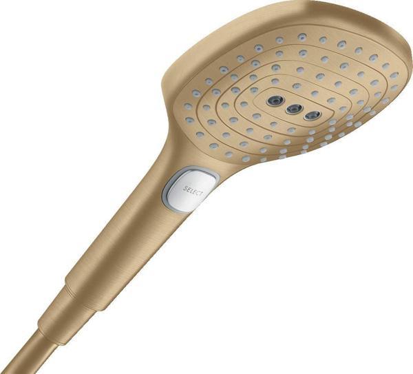 Hansgrohe Duş Başlığı Raindance Select E, El Duşu 120 Mm, 3 Püskürtme Türü, Fırçalanmış Bronz - Image 1
