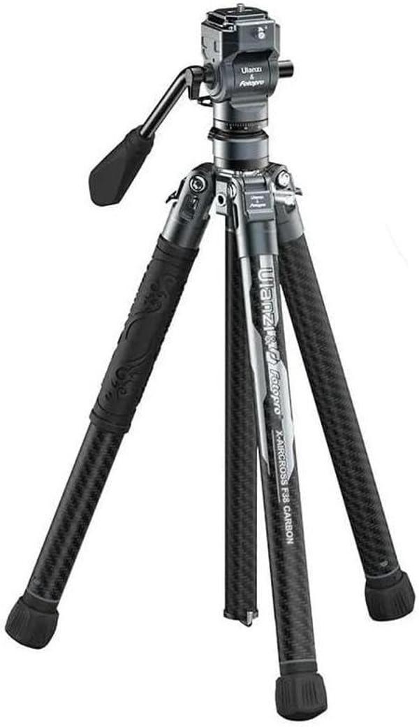 Ulanzi F38 Fotopro Air Iii Quick Release Karbon Fiber Video Seyahat Tripodu - Image 1