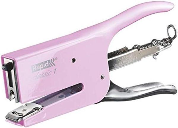 Rapid 5000493 Zımba K1 (Metal, 50 Yaprak, Zımba Teli Tipi 24), Pembe - Image 1