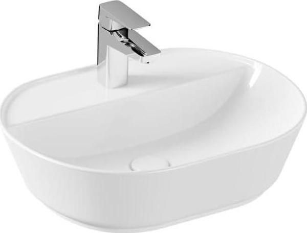 Vitra Geo 7428B003-0041 Oval Çanak Lavabo, 55 Cm, Beyaz - Image 1