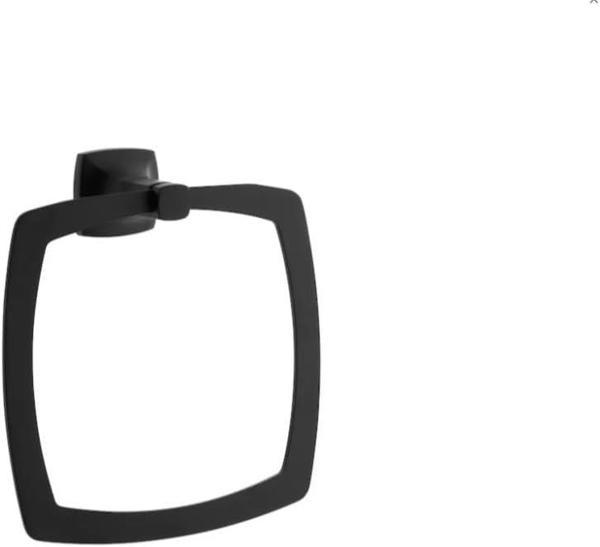 Vitra Base 400 A4412036 Halka Havluluk, Mat Siyah - Image 1