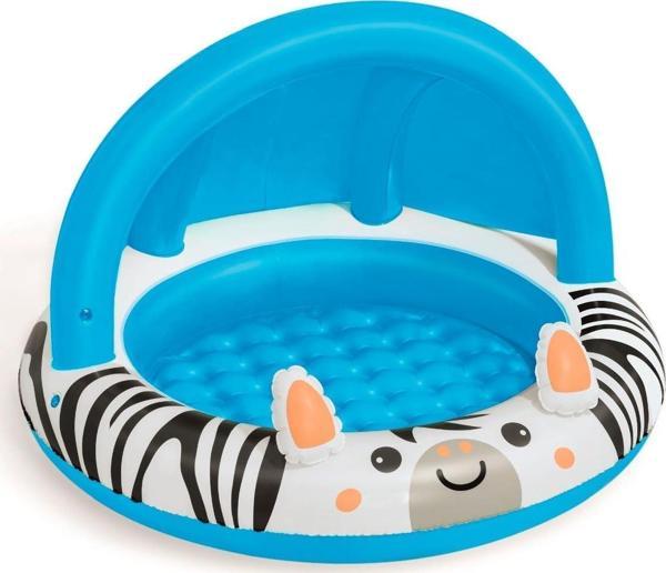 Bestway Safari Sun Gölgeli Şişirilebilir Bebek Havuzu 97 Cm X 66 Cm - Image 1