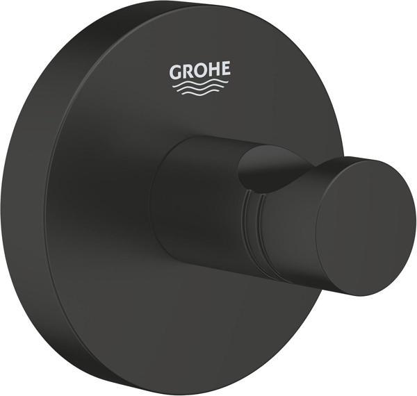Grohe Start Quickfix Bornoz Askısı | Duş/Banyo Aksesuarları | Mat Siyah | 411732430 - Image 1
