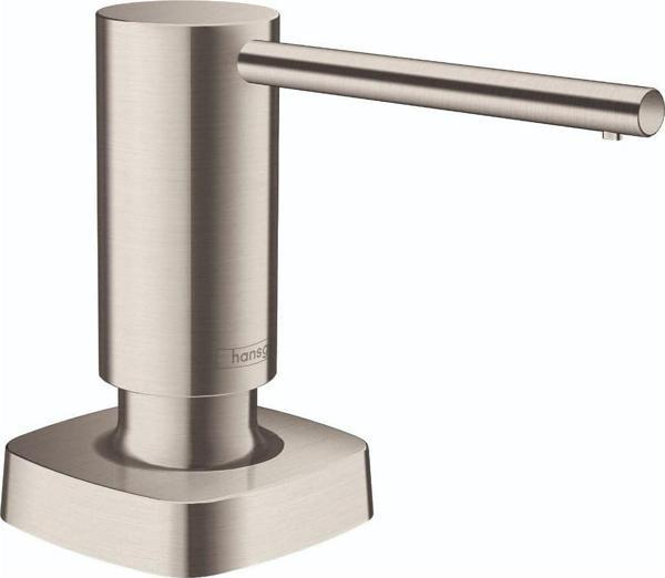 Hansgrohe 40468801 Sabun Metris Dispenseri, Çelik Optik - Image 1